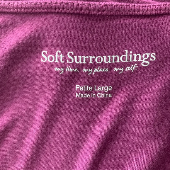 Soft Surroundings Purple Timely Tunic Size PL - Picture 4 of 6